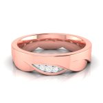 14k Gold 0.18 ct Natural Diamond Engagement Wedding Bands