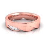 14k Gold 0.18 ct Natural Diamond Engagement Wedding Bands - Image 4