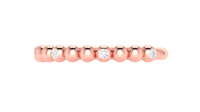 14k Gold 0.09 ct Natural Diamond Engagement Wedding Bands For Daily Wear - Image 4