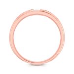 14k Gold 0.03 ct Natural Diamond Engagement Wedding Bands - Image 7