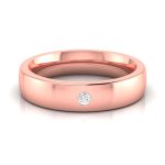 14k Gold 0.04 ct Natural Diamond Engagement Wedding Bands - Image 2