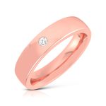 14k Gold 0.04 ct Natural Diamond Engagement Wedding Bands