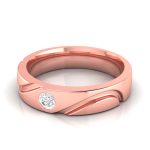 14k Gold 0.15 ct Natural Diamond Engagement Wedding Bands - Image 4
