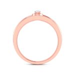 14k Gold 0.07 Ct Natural Diamond Engagement Wedding Bands - Image 6