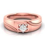 14k Gold 0.15 Ct Natural Diamond Engagement Wedding Bands