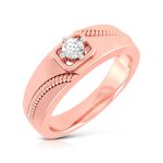 14k Gold 0.15 Ct Natural Diamond Engagement Wedding Bands - Image 2