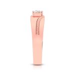 14k Gold 0.15 Ct Natural Diamond Engagement Wedding Bands - Image 5