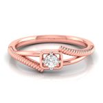 14k Gold 0.07 ct Natural Diamond Engagement Wedding Anniversary Rings