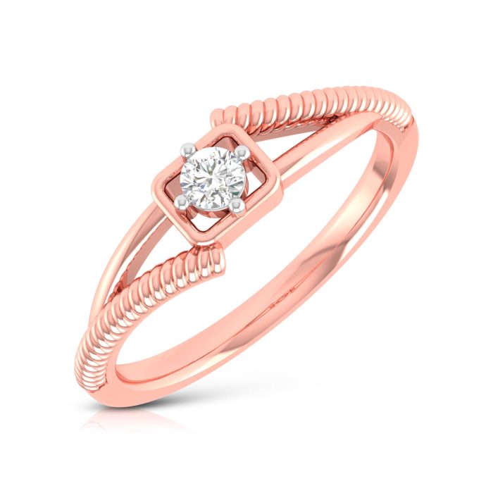 14k Gold 0.07 ct Natural Diamond Engagement Wedding Anniversary Rings - Image 3