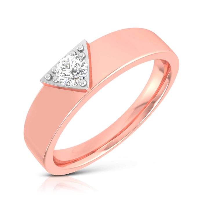 14k Gold 0.21 ct Natural Diamond Engagement Wedding Bands - Image 2