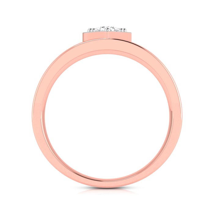 14k Gold 0.21 ct Natural Diamond Engagement Wedding Bands - Image 6