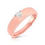 14k Gold 0.17 ct Natural Diamond Engagement Wedding Bands - Image 7