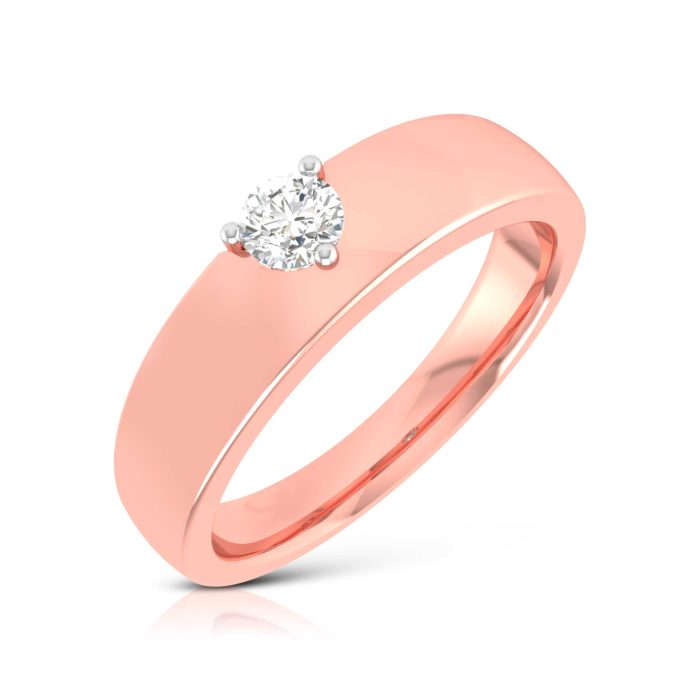 14k Gold 0.17 ct Natural Diamond Engagement Wedding Bands - Image 7