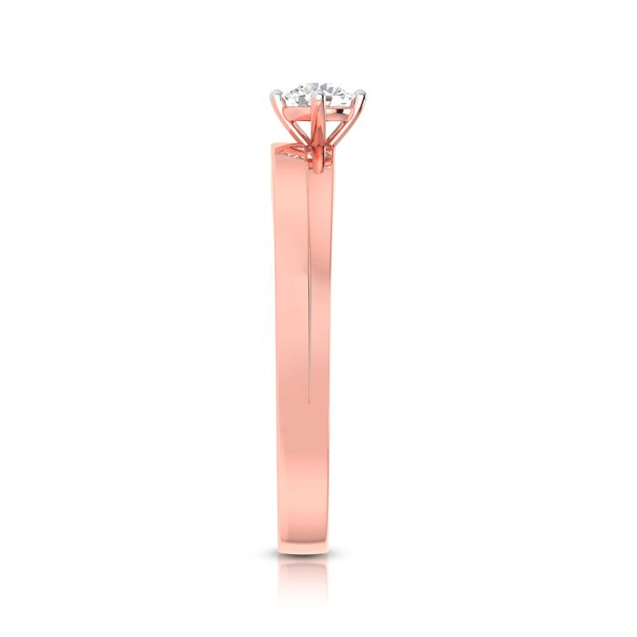 14k Gold 0.19 ct Natural Diamond Engagement Wedding Anniversary Rings - Image 5