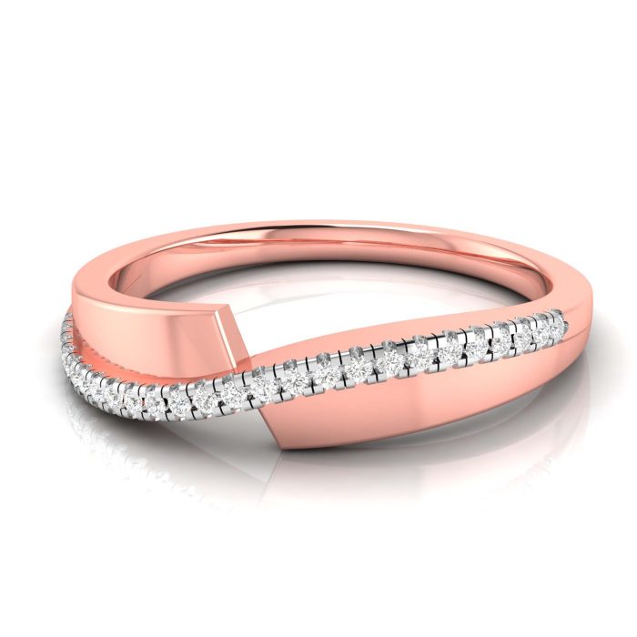 14k Gold 0.08 ct Natural Diamond Engagement Wedding Anniversary Rings - Image 4