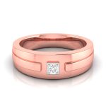 14k Gold 0.07 ct Natural Diamond Engagement Wedding Bands