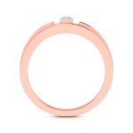 14k Gold 0.07 ct Natural Diamond Engagement Wedding Bands - Image 6