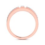 14k Gold 0.16 ct Natural Diamond Engagement Wedding Bands - Image 6