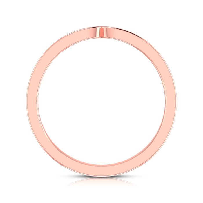 14k Rose Gold 0.05 ct Natural Diamond Rings Engagement Wedding - Image 5