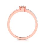14k Gold 0.21 ct Natural Diamond Engagement Wedding Anniversary Rings - Image 5