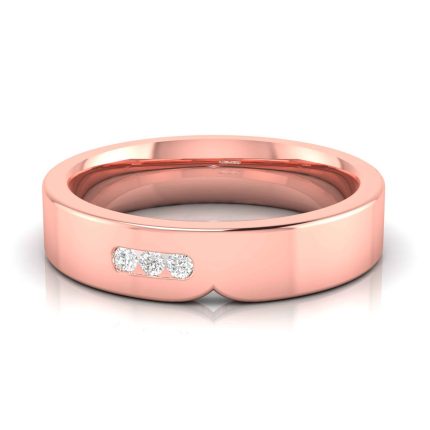 14k Gold 0.05 ct Natural Diamond Engagement Wedding Bands