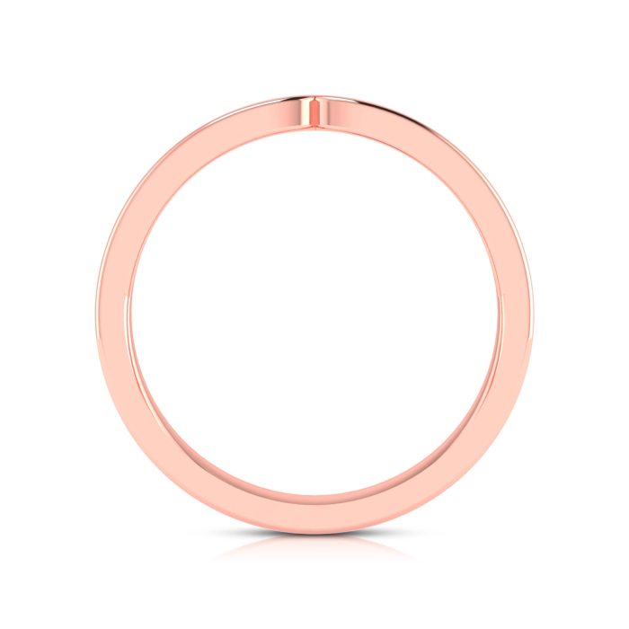 14k Gold 0.05 ct Natural Diamond Engagement Wedding Bands - Image 7