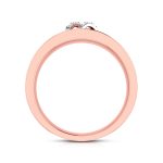 14k Gold 0.03 ct Natural Diamond Engagement Wedding Bands - Image 7