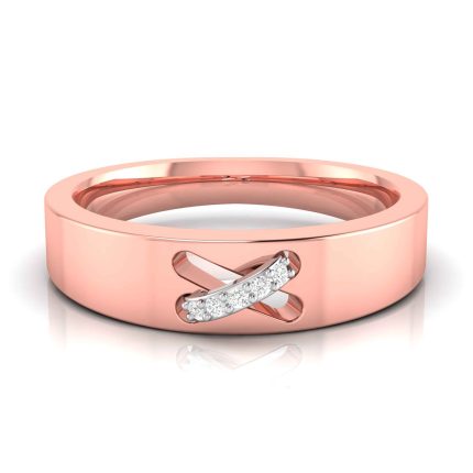 14k Gold 0.02 ct Natural Diamond Engagement Wedding Bands