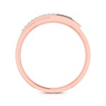 14k Gold 0.05 ct Natural Diamond Engagement Wedding Bands - Image 6