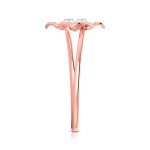 14k Gold 0.03 ct Natural Diamond Rings For Women's Gift Daily Wear - Image 5