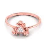 14k Gold Natural Diamond Rings For Women's Gift Daily Wear - Image 2