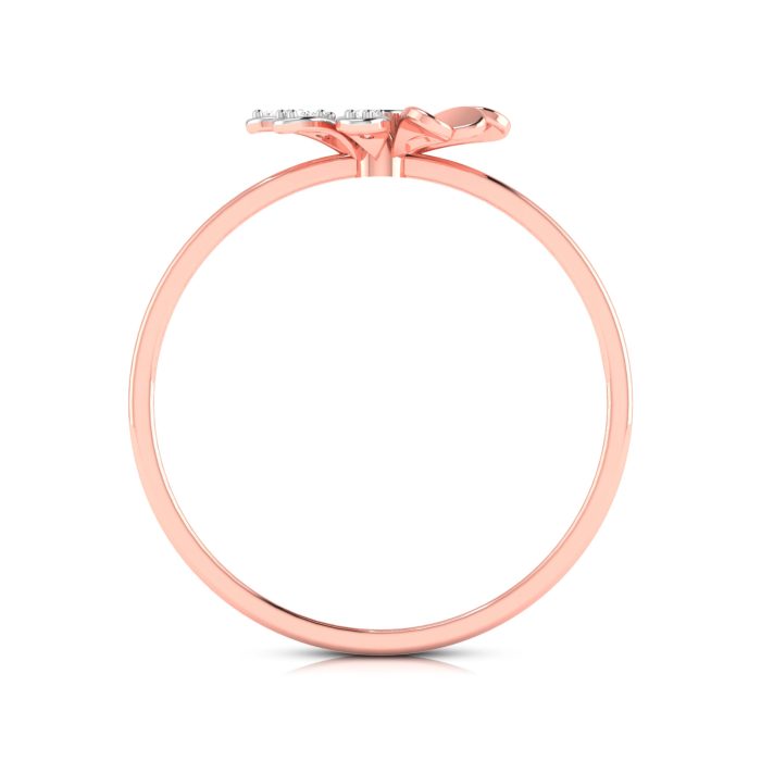 14k Gold 0.07 ct Natural Diamond Rings For Women's Gift Daily Wear - Image 4