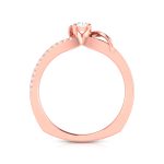 14k Gold 0.21 ct Natural Diamond Engagement Wedding Anniversary Rings - Image 5