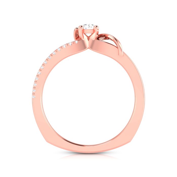 14k Gold 0.21 ct Natural Diamond Engagement Wedding Anniversary Rings - Image 5