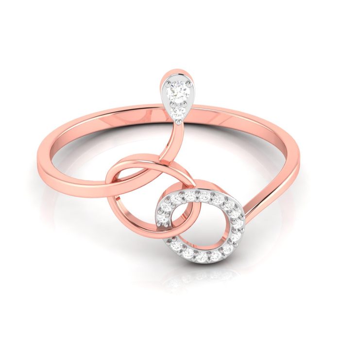 14k Gold Natural Diamond Rings For Women's Gift Daily Wear - Image 2
