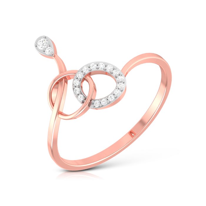 14k Gold Natural Diamond Rings For Women's Gift Daily Wear - Image 3