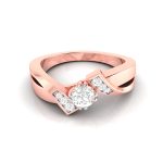 14k Gold 0.24 ct Natural Diamond Engagement Wedding Anniversary Rings - Image 2