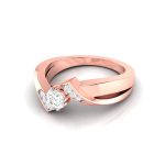 14k Gold 0.24 ct Natural Diamond Engagement Wedding Anniversary Rings - Image 4