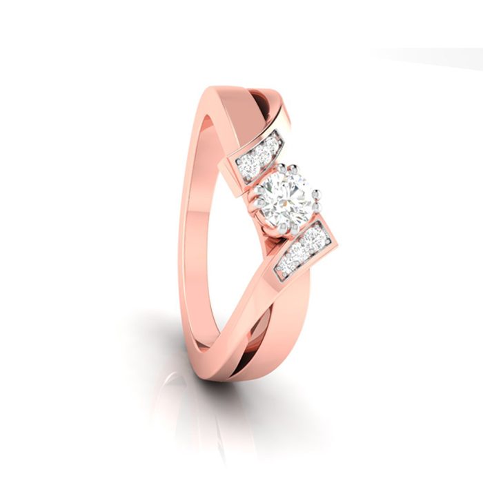 14k Gold 0.24 ct Natural Diamond Engagement Wedding Anniversary Rings - Image 5