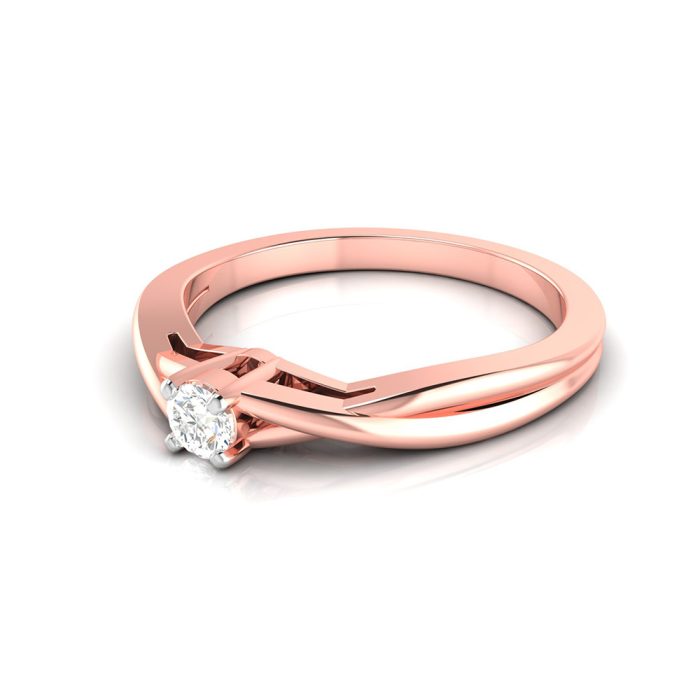 14k Gold 0.10 ct Natural Diamond Engagement Wedding Anniversary Rings - Image 3