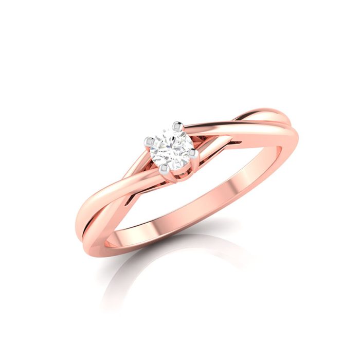 14k Gold 0.10 ct Natural Diamond Engagement Wedding Anniversary Rings - Image 4