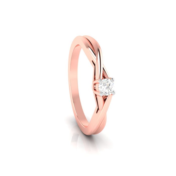 14k Gold 0.10 ct Natural Diamond Engagement Wedding Anniversary Rings - Image 5