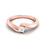 14k Gold 0.08 ct Natural Diamond Rings For Women's Gift Daily Wear - Image 2