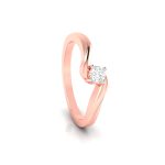 14k Gold 0.08 ct Natural Diamond Rings For Women's Gift Daily Wear - Image 5