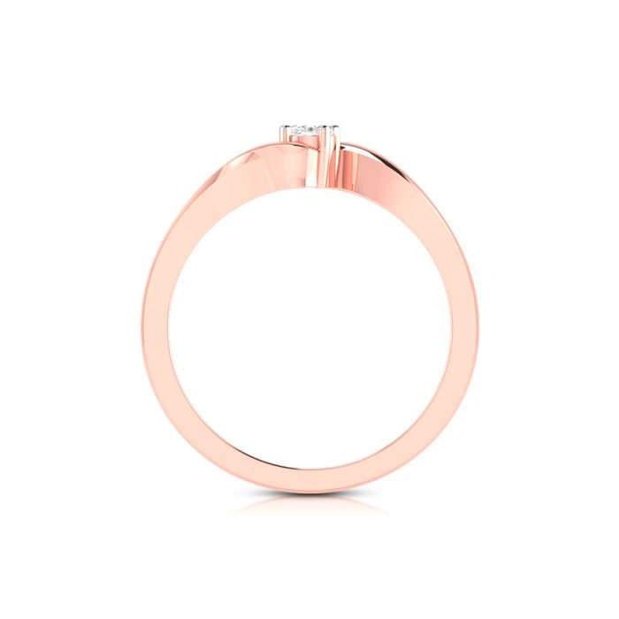14k Gold 0.08 ct Natural Diamond Rings For Women's Gift Daily Wear - Image 6