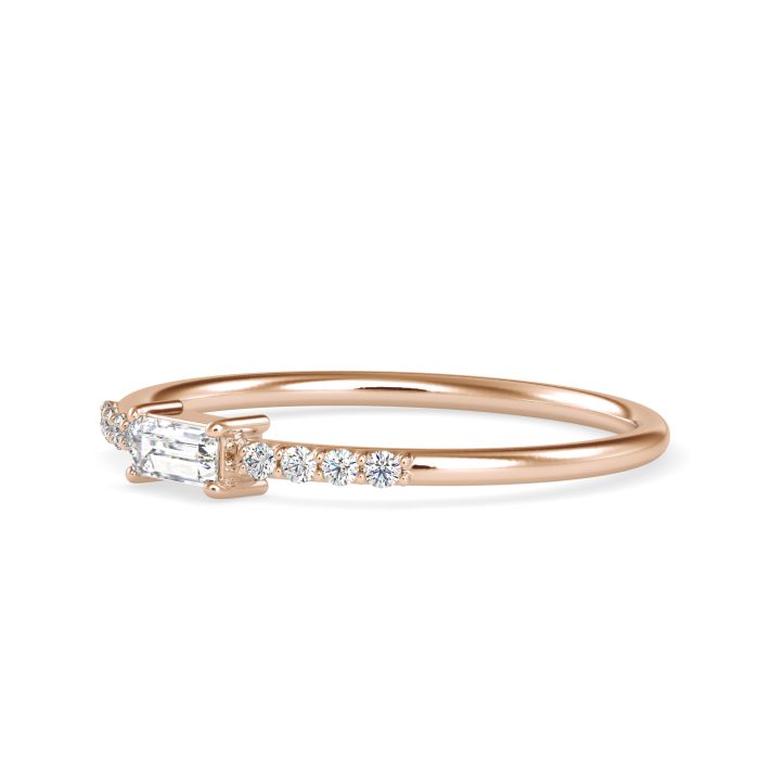 14k Gold Natural Diamond Rings For Women's Gift Daily Wear - Image 4