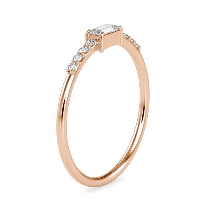 14k Gold Natural Diamond Rings For Women's Gift Daily Wear - Image 3