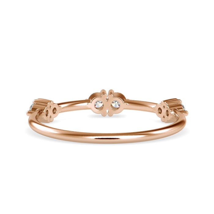 14k Gold Natural Diamond Rings For Women's Gift Daily Wear - Image 5