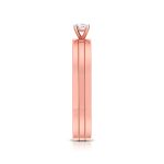 14k Gold 0.13 ct Natural Diamond Engagement Wedding Bands - Image 4