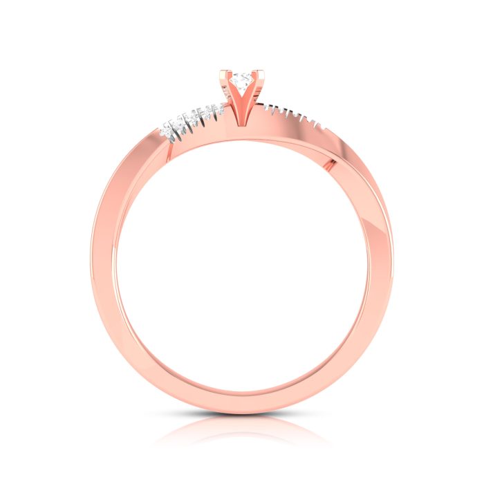 14k Gold 0.10 ct Natural Diamond Engagement Wedding Anniversary Rings - Image 6